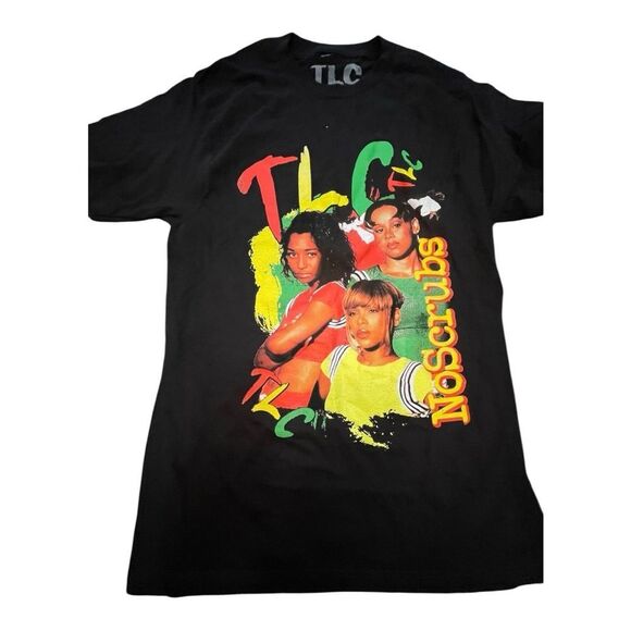 TLC Black and Red Short Sleeve Tee - Picture 1 of 2